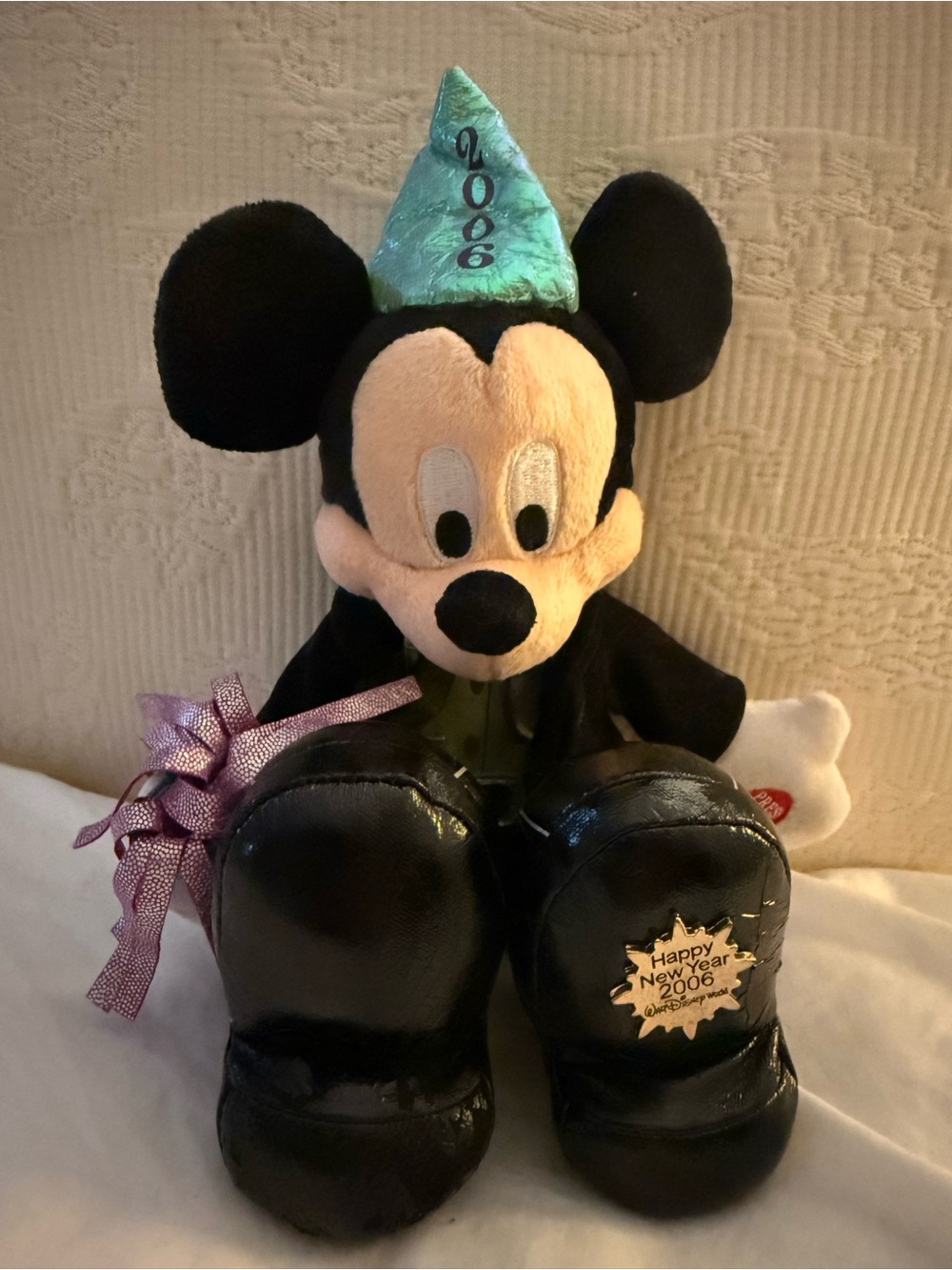 Disney Mickey Mouse New Year 2006 Plush Toy